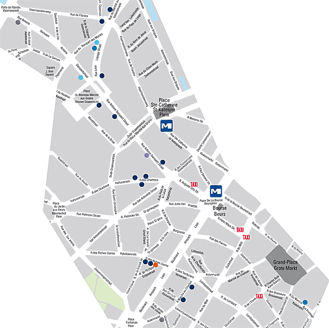 paris miniguides d�couverte des boutiques de Bruxelles Ouest